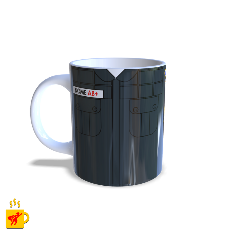 Caneca Polícia Militar Farda - PMERJ