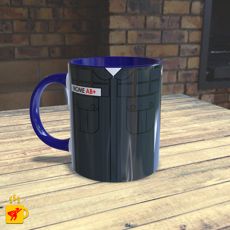 Caneca Polícia Militar Farda - PMERJ