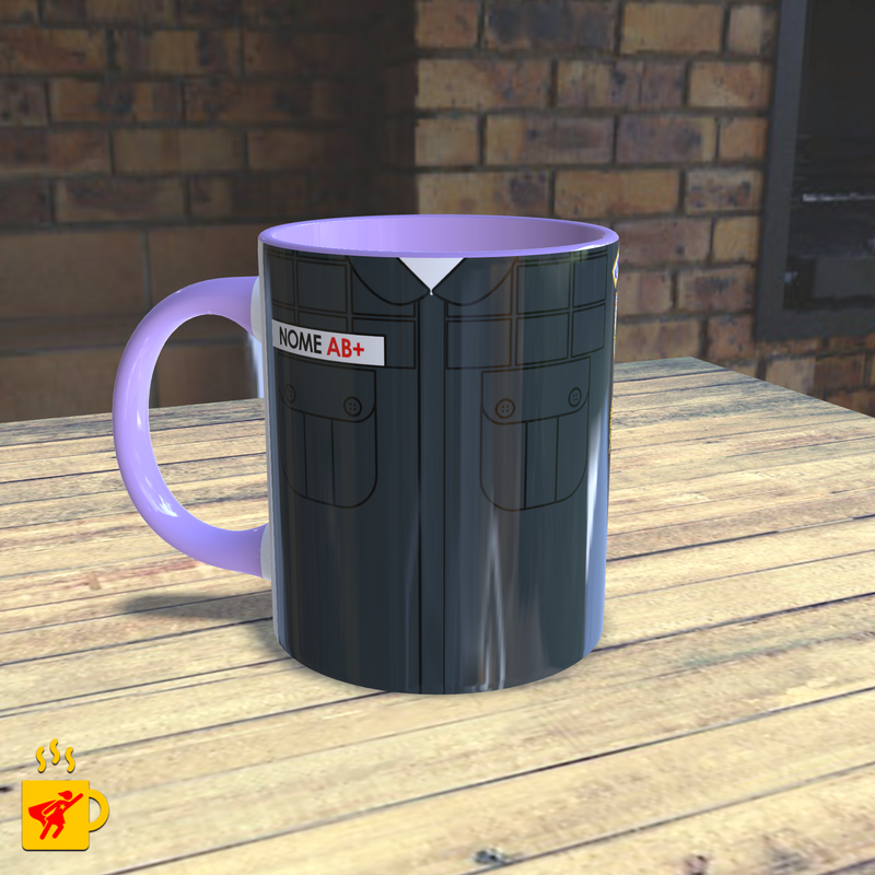 Caneca Polícia Militar Farda - PMERJ