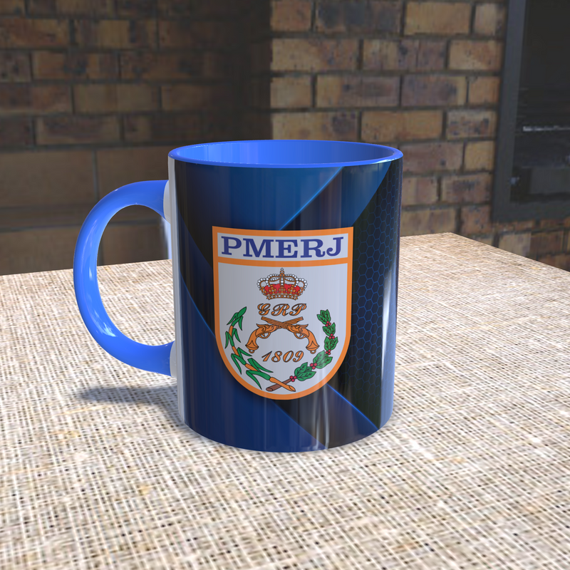 Caneca Polícia Militar Escudo - PMERJ