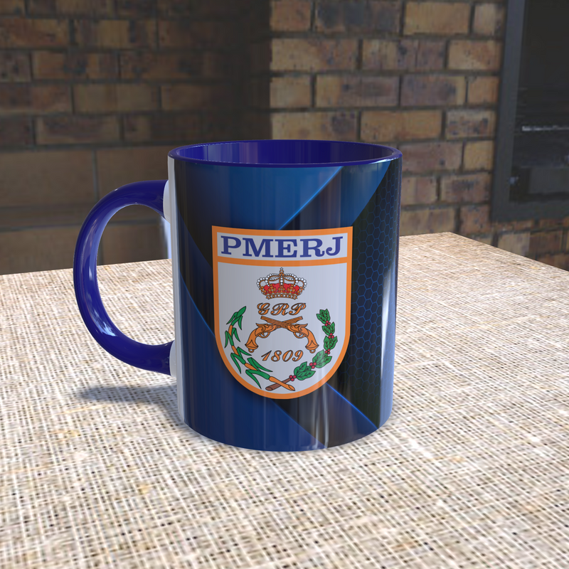 Caneca Polícia Militar Escudo - PMERJ