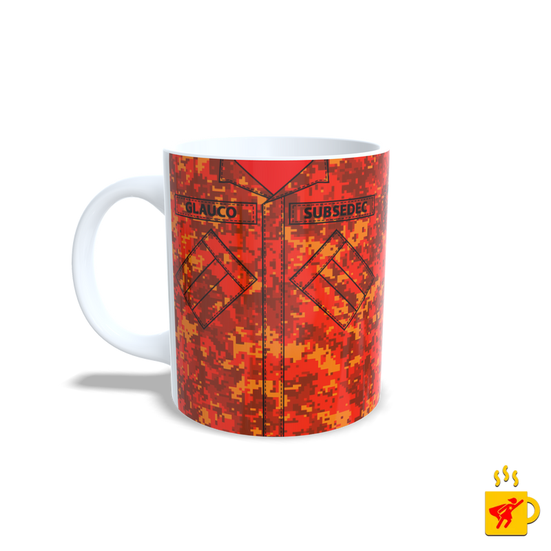 Caneca Novo Fardamento Pixelado Corpo de Bombeiros RJ
