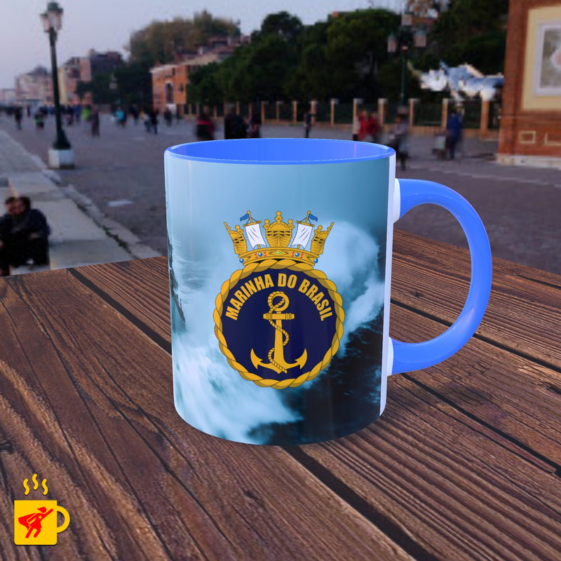 Caneca Colégio Naval Navio de Guerra