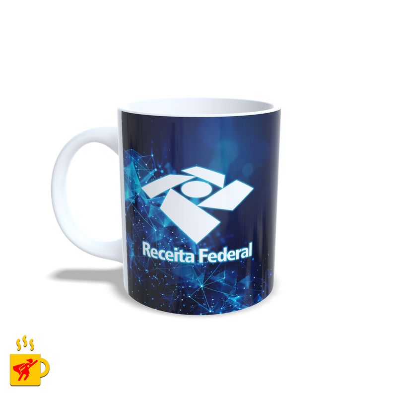 Caneca Auditor Fiscal Logomarca Receita Federal