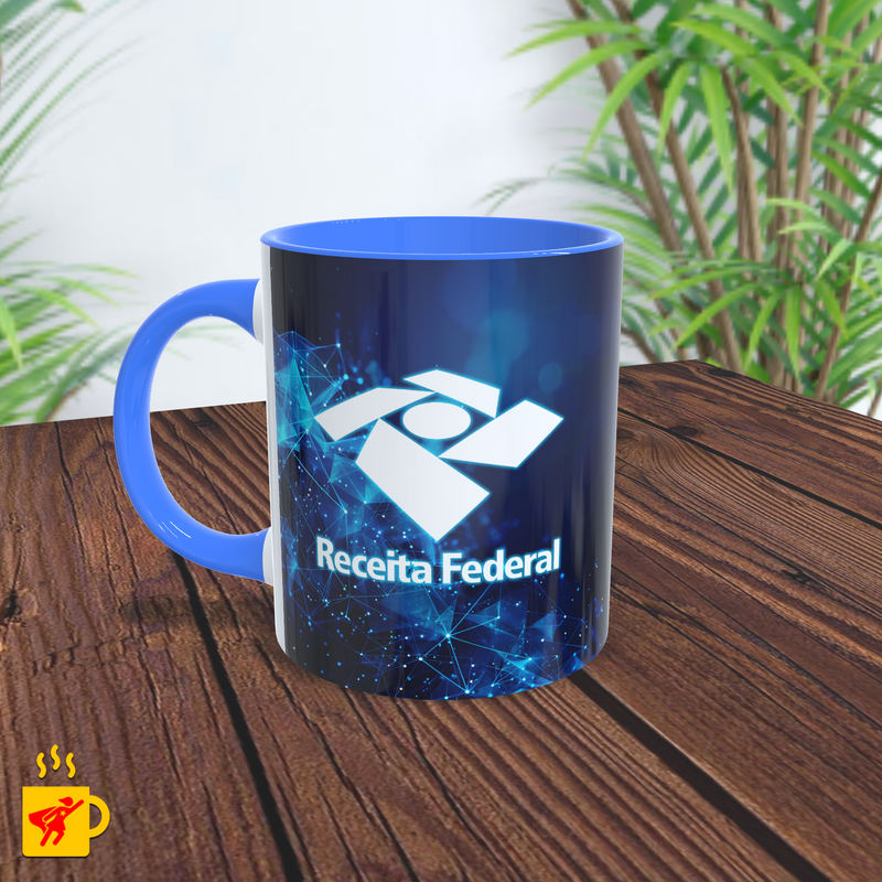 Caneca Auditor Fiscal Logomarca Receita Federal