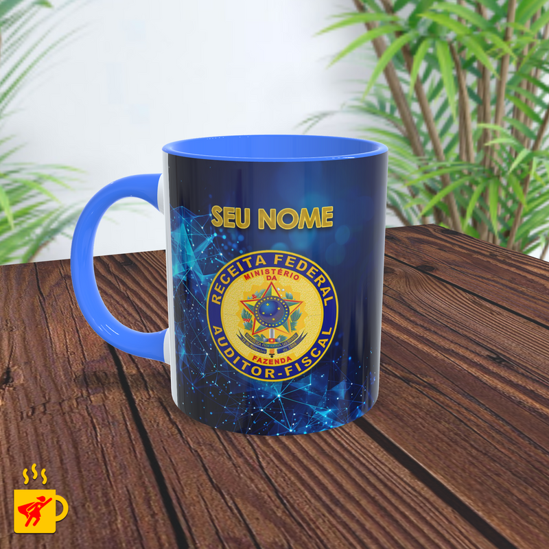 Caneca Auditor Fiscal Brasão