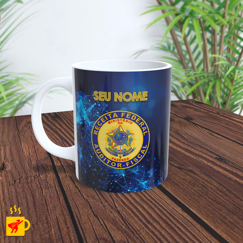 Caneca Auditor Fiscal Brasão