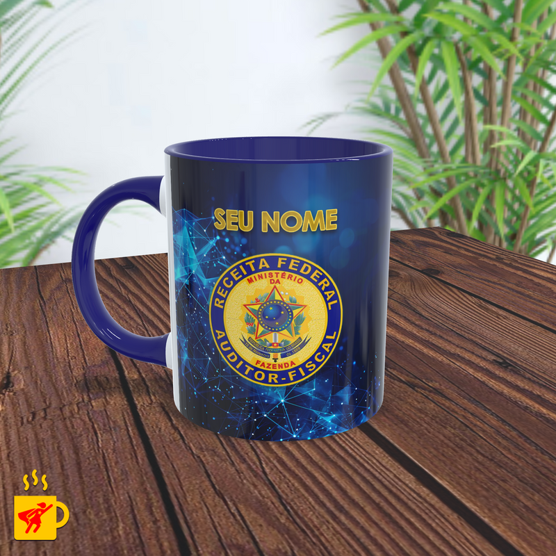Caneca Auditor Fiscal Brasão