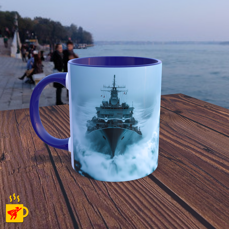 Caneca Marinha do Brasil Navio de Guerra
