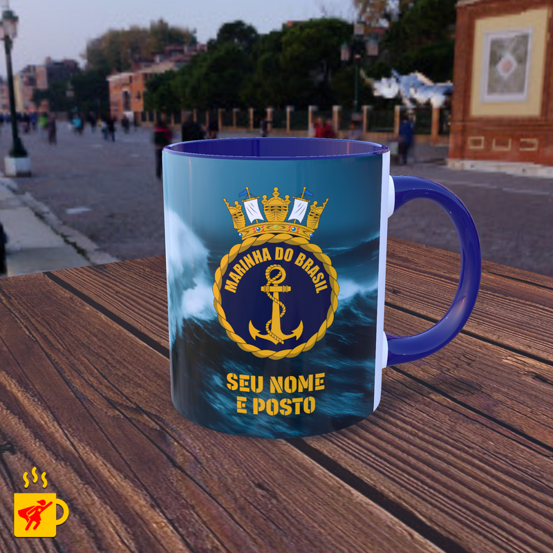 Caneca Marinha do Brasil Navio de Guerra