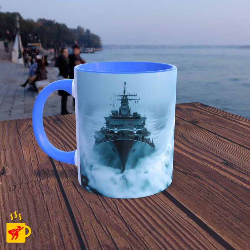 Caneca Marinha do Brasil Navio de Guerra