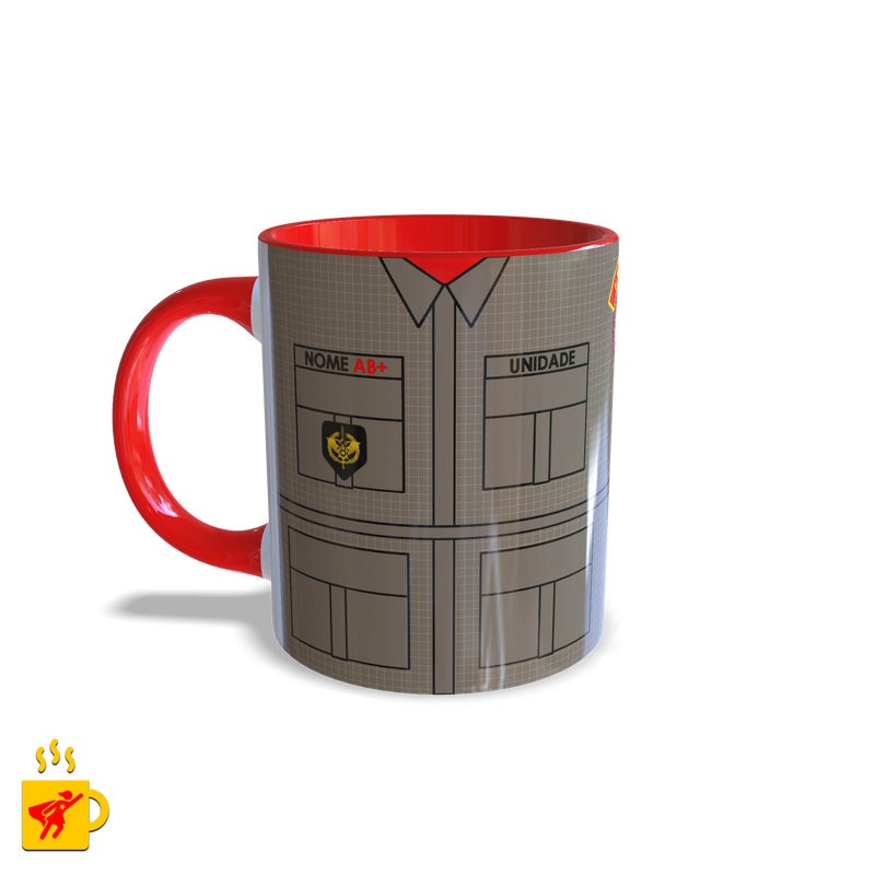 Caneca Corpo de Bombeiros Uniforme de Prontidão