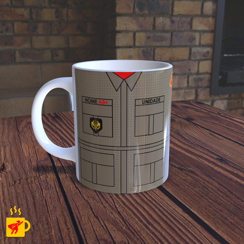 Caneca Corpo de Bombeiros Uniforme de Prontidão