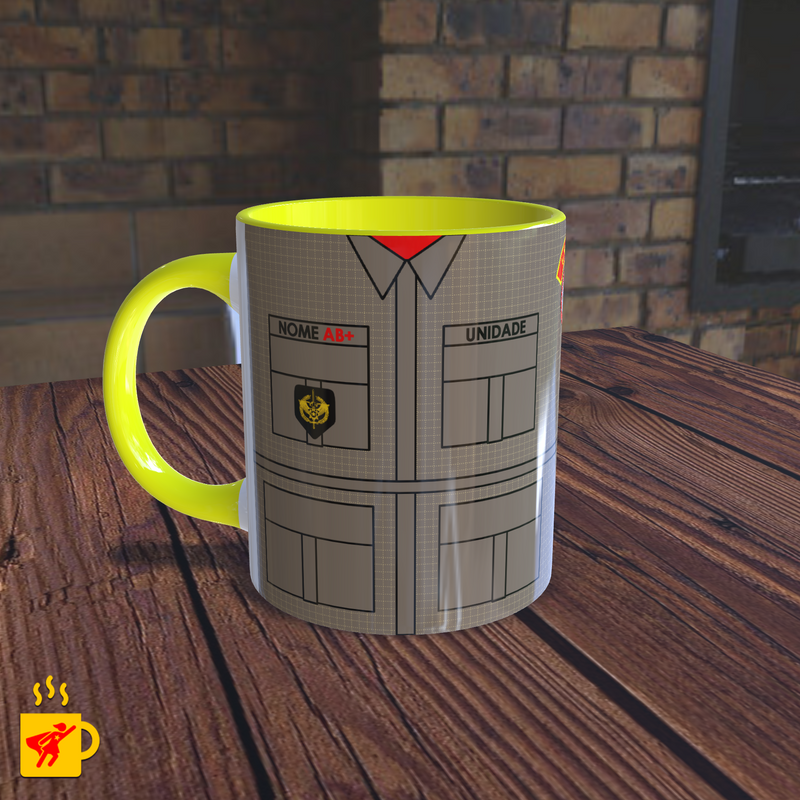Caneca Corpo de Bombeiros Uniforme de Prontidão