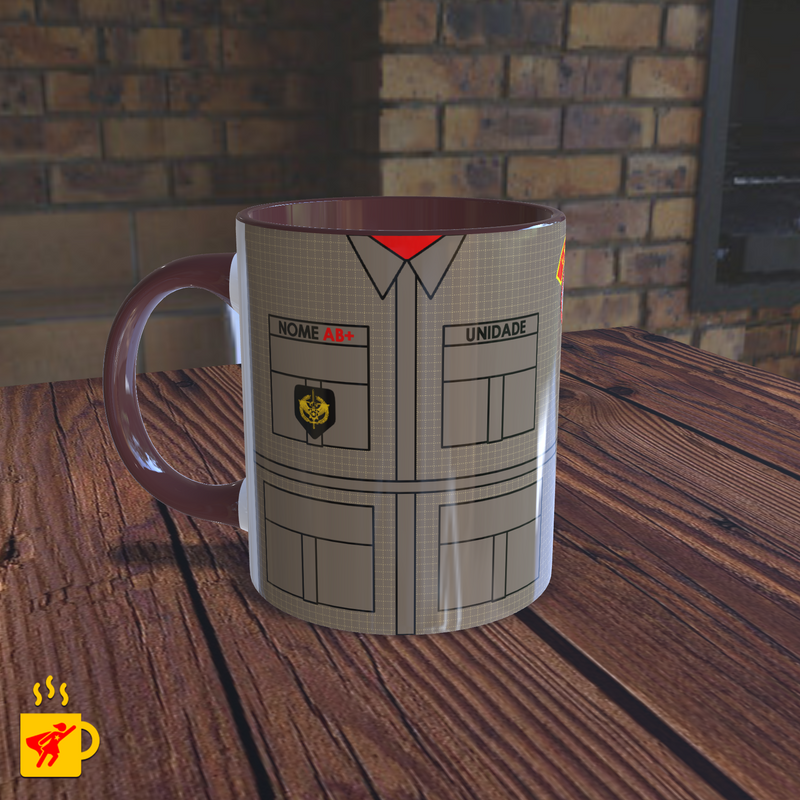 Caneca Corpo de Bombeiros Uniforme de Prontidão