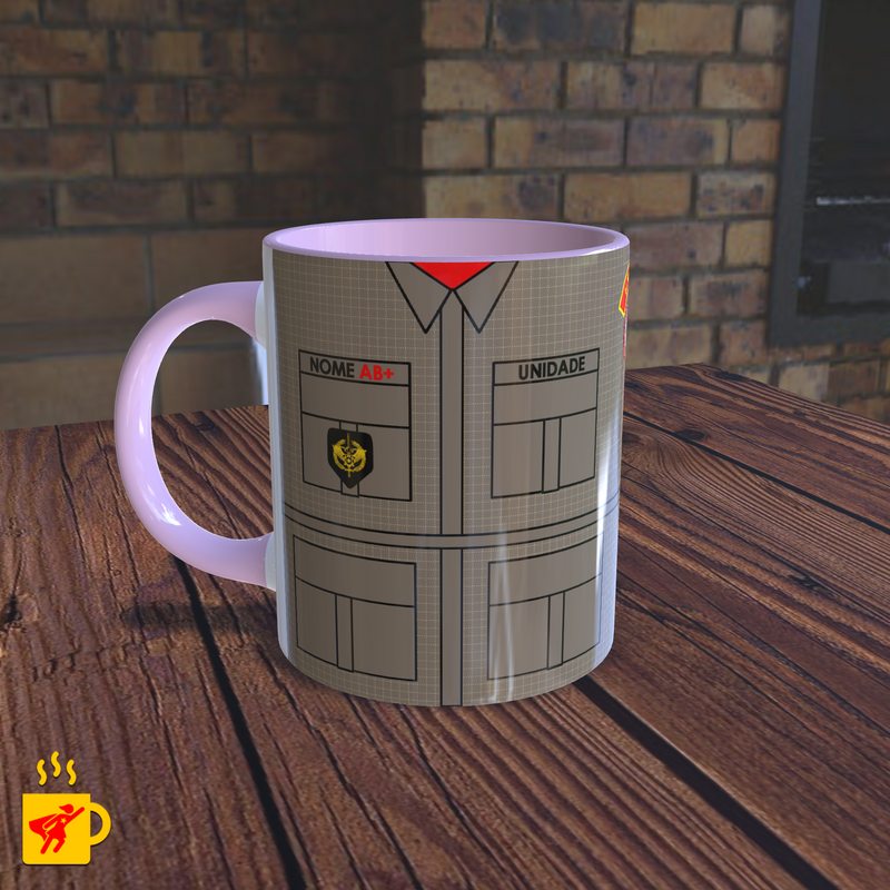 Caneca Corpo de Bombeiros Uniforme de Prontidão